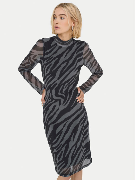ONLY ONLY Haljina za svaki dan Erica 15355845 Siva Regular Fit