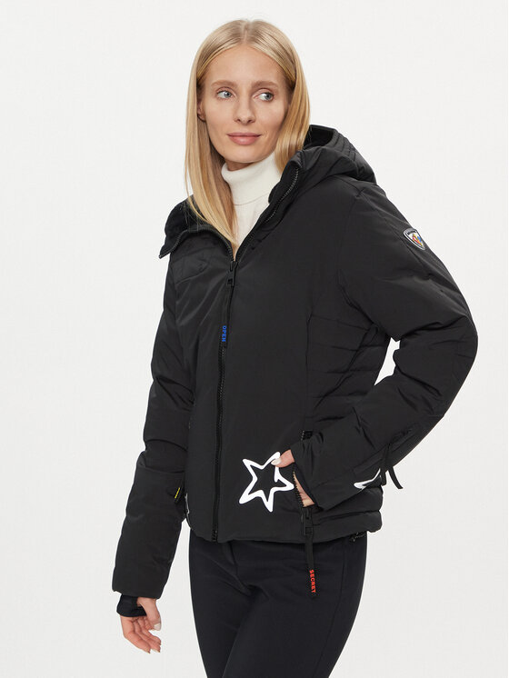 Rossignol Rossignol Lyžiarska bunda Stellar RLMWJ33 Čierna Regular Fit