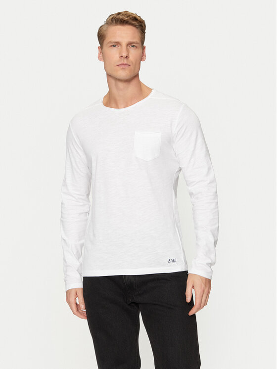 Blend Blend Hosszú ujjú Nicolai 20703060 Fehér Regular Fit