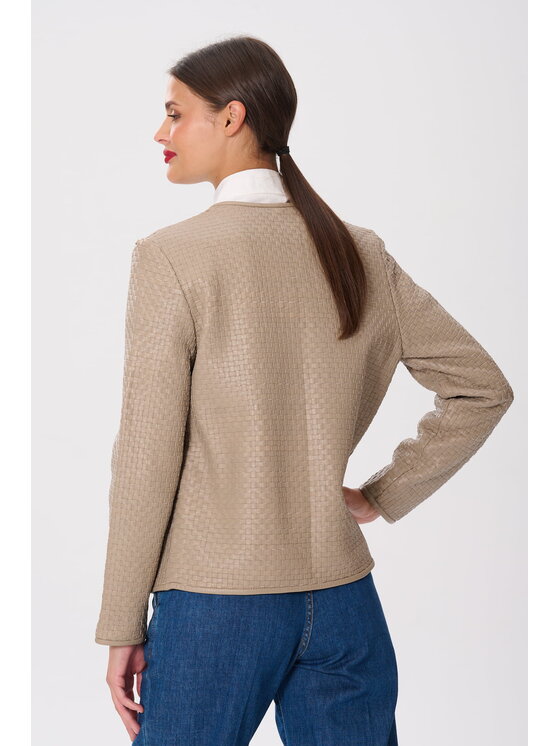 Castellani Castellani Marynarka Serena Beżowy Regular Fit