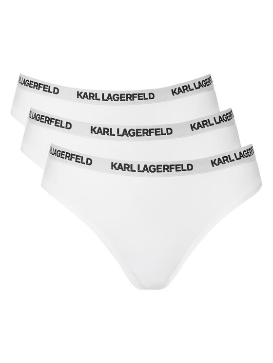KARL LAGERFELD KARL LAGERFELD Set de tanga﻿ B1W47031 Alb