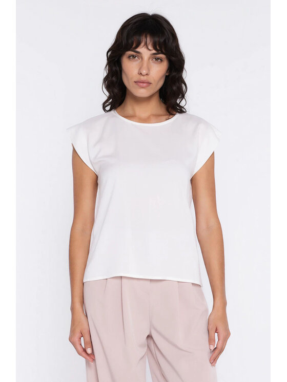 NIFE NIFE Halenka B222 Krémová Regular Fit