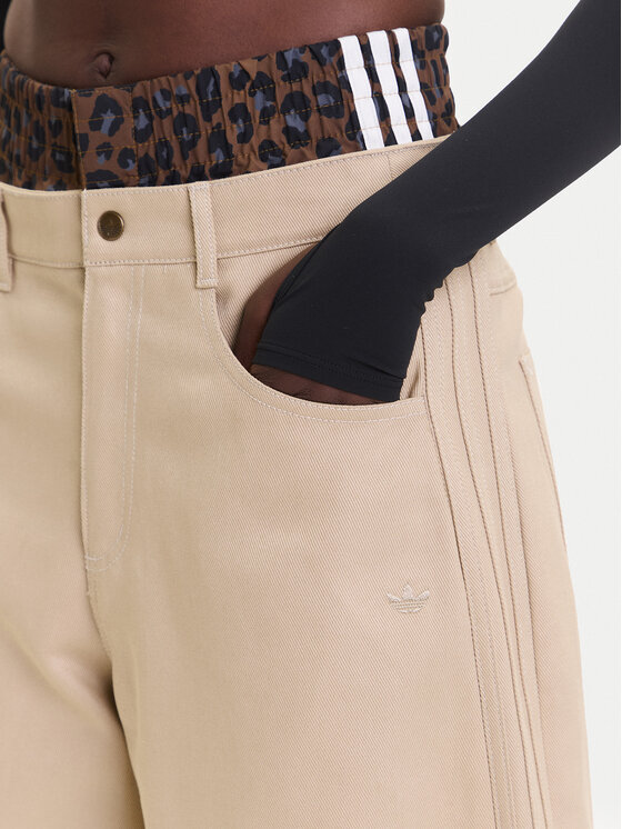 adidas adidas Jeansshorts Firebird Utility JX8762 Beige Regular Fit
