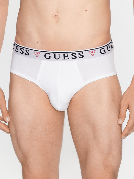 Guess Guess Set de chiloți slip﻿ U97G00 K6YW1 Alb