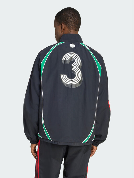 adidas adidas Bluza TEAMGEIST MOTO Czarny Loose Fit