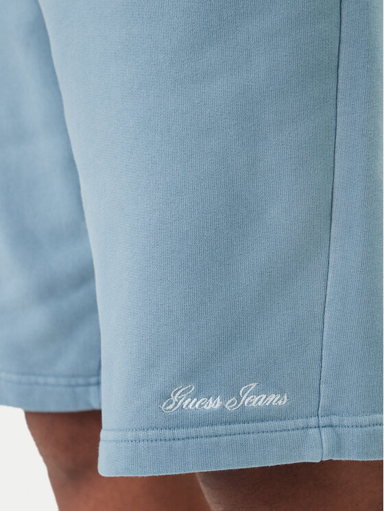 Guess Jeans Guess Jeans Sporta šorti M6GD49 KCPR1 Zils Regular Fit