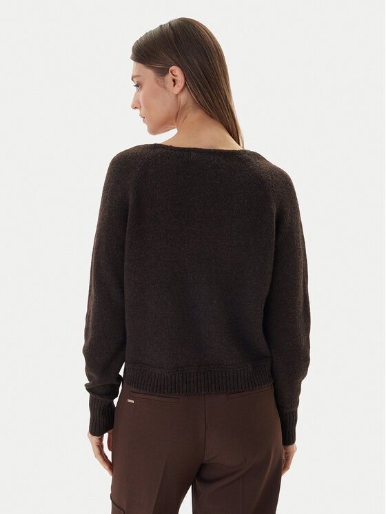 Vero Moda Vero Moda Sweter Aquarius 10331898 Brązowy Regular Fit