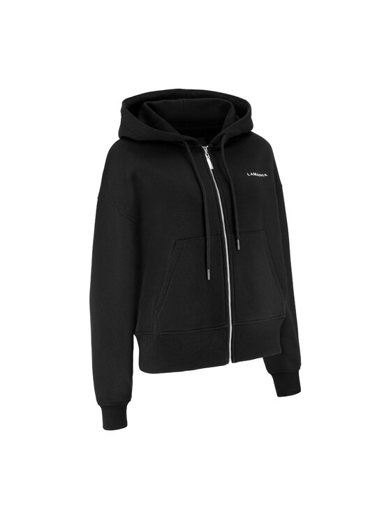 La Mania La Mania Felpa ZIPPY 3 Nero Classic Fit