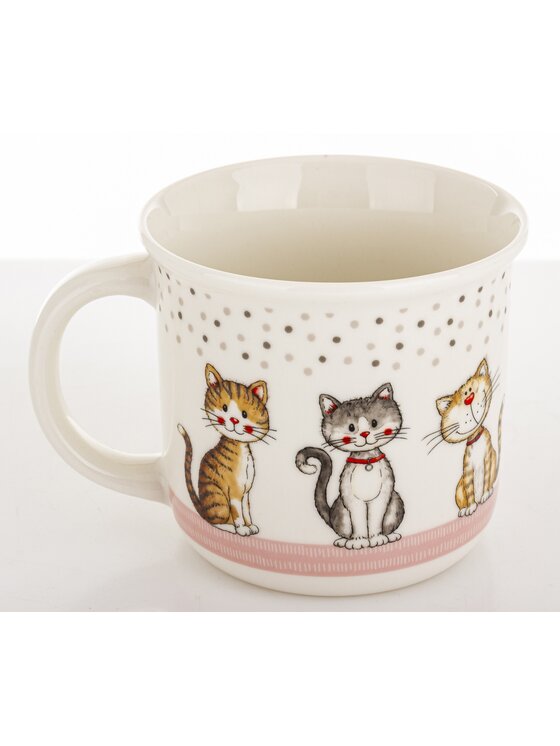 MIAhome MIAhome Kubek porcelanowy GATTINI-4 Biały