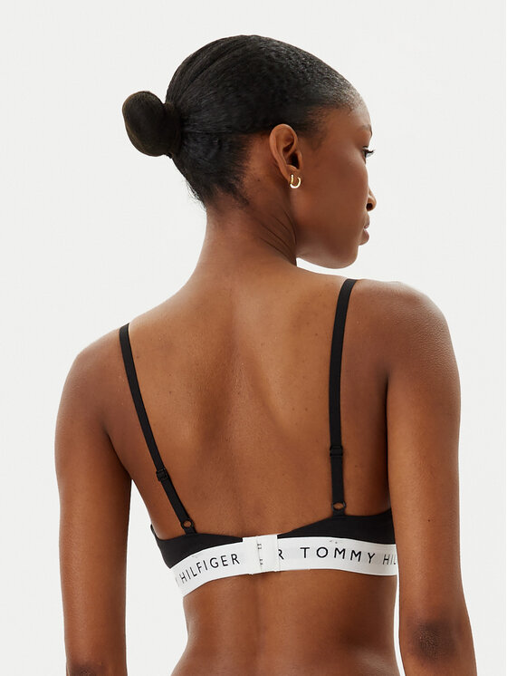 Tommy Hilfiger Tommy Hilfiger Bralette krūšturis UW0UW06040 Melns
