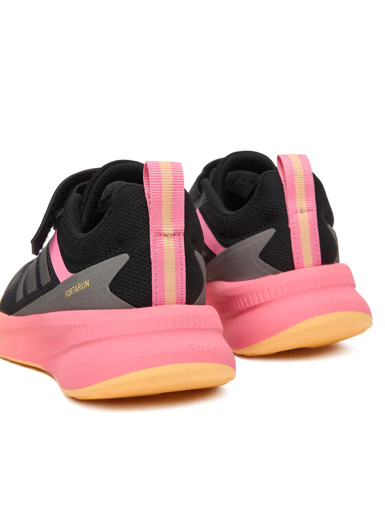 adidas adidas Sneakersy Fortarun 4.0 El C JR9831 Czarny