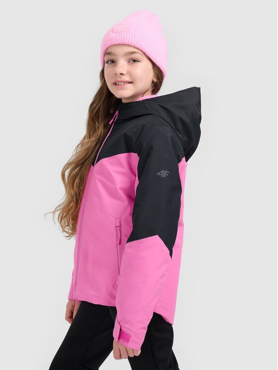 4F 4F Kurtka narciarska BASIC SKI Różowy Regular Fit