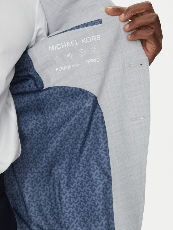 Michael Kors Michael Kors Marynarka MK0SB01025 Szary Slim Fit