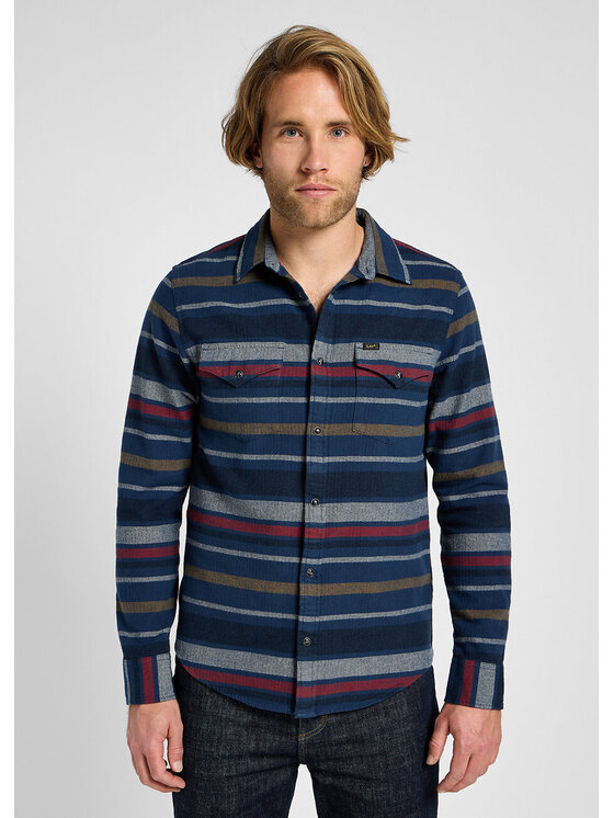 Lee Lee Koszula WESTERN SHIRT Kolorowy Regular Fit