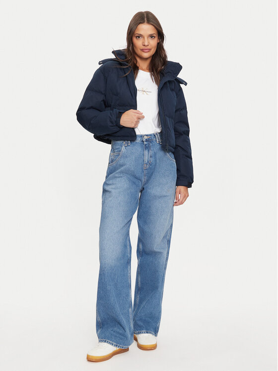 Tommy Jeans Tommy Jeans Pehelykabát Alaska DW0DW19687 Sötétkék Regular Fit