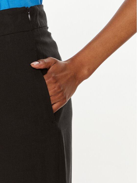 United Colors Of Benetton United Colors Of Benetton Stoffhose 4ENBDF06Q Schwarz Relaxed Fit