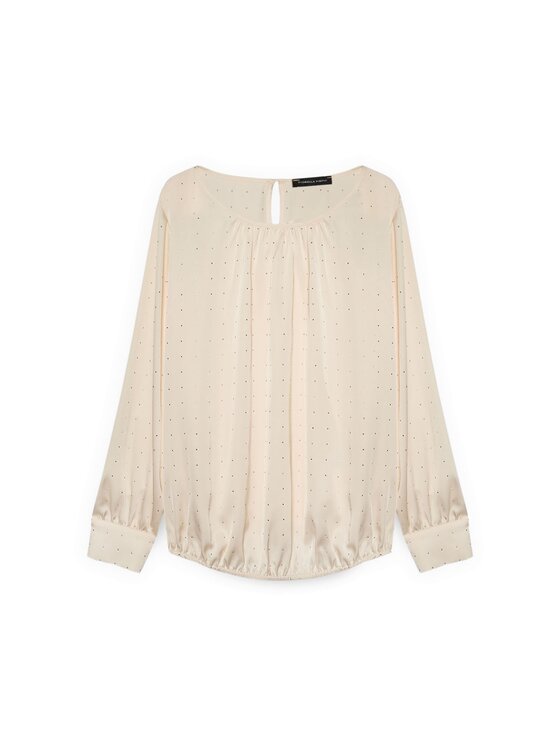 Fiorella Rubino Fiorella Rubino Blusa 2782T002377N011 Bianco A-Line Fit