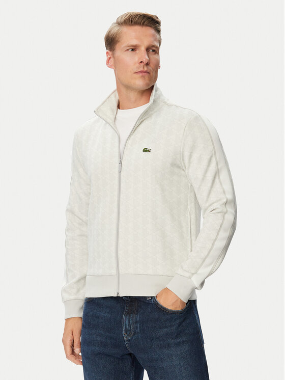 Lacoste Lacoste Μπλούζα SH1368 Κρεμ Regular Fit
