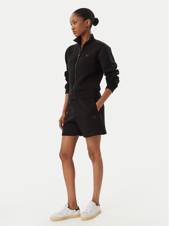 Guess Guess Športne kratke hlače Elly V2YD10 K7UW2 Črna Relaxed Fit