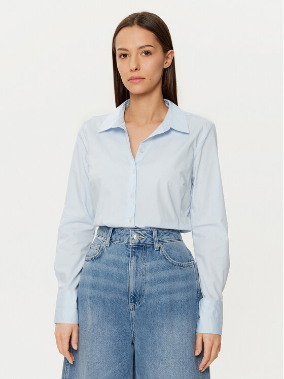 Vero Moda Vero Moda Cămașă Anna 10318701 Albastru celest Slim Fit