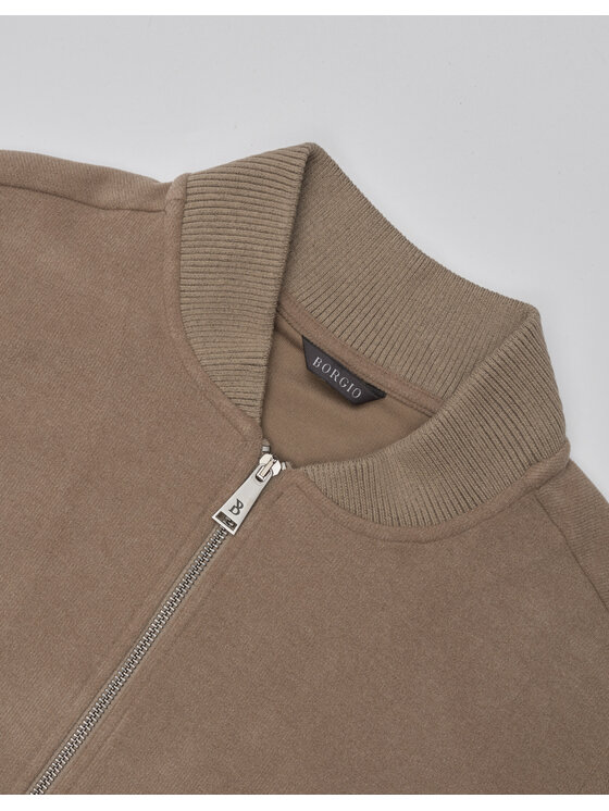 Borgio Borgio Bluza fumone_kh Khaki Regular Fit