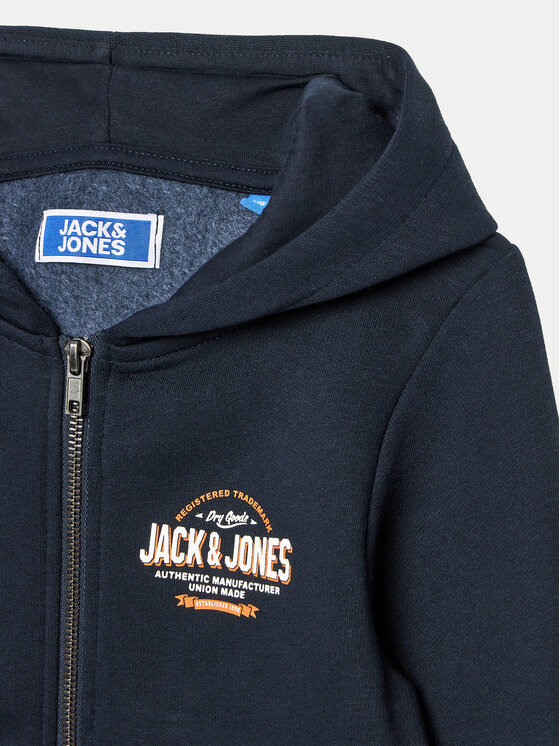 Jack&Jones Junior Jack&Jones Junior Majica dugih rukava Logo 12258859 Tamnoplava Regular Fit