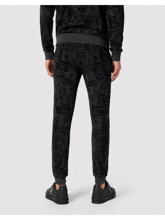 PHILIPP PLEIN PHILIPP PLEIN Joggery 31388 Czarny Jogger Fit