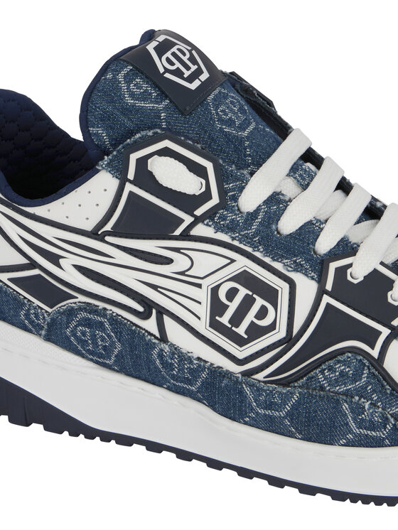 PHILIPP PLEIN PHILIPP PLEIN Sneakersy 29078 Błękitny