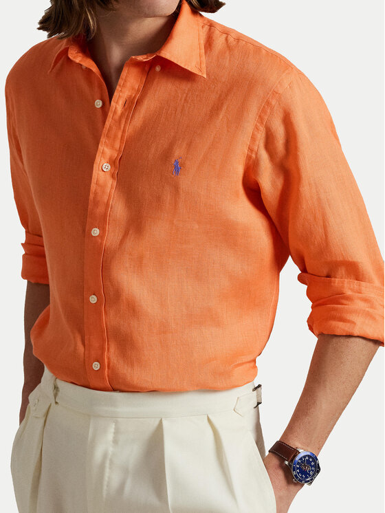 Polo Ralph Lauren Polo Ralph Lauren Koszula 710968915009 Pomarańczowy Slim Fit