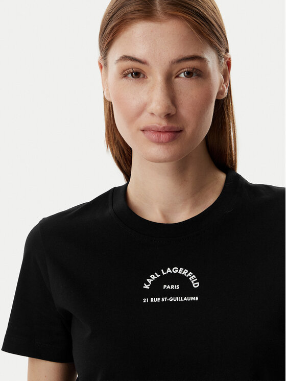 KARL LAGERFELD KARL LAGERFELD Повсякденна сукня B2W13071 Чорний Regular Fit