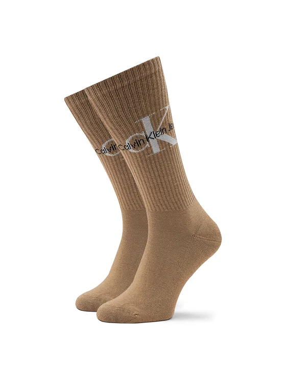 Calvin Klein Jeans Hohe Herrensocken 701218732 Braun