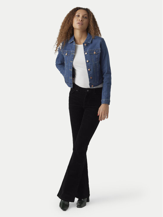 Vero Moda Vero Moda Džínsová bunda Luna 10279492 Modrá Slim Fit