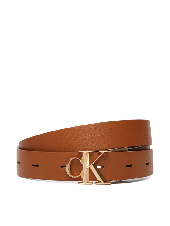 Calvin Klein Curea de Damă Facet CK Pebble LV04F7044G Maro
