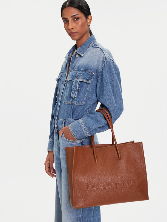 Coccinelle Coccinelle Handtasche QBB Coccinelle Myrttha Maxi E1 QBB 18 02 01 Braun