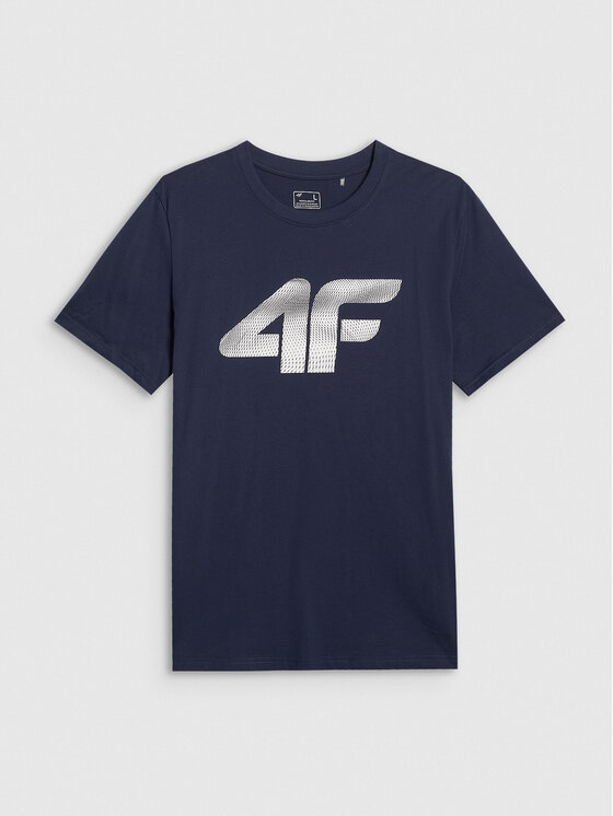 4F 4F T-Shirt NOS Granatowy Regular Fit