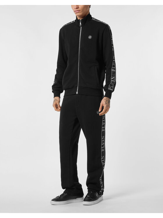 PHILIPP PLEIN PHILIPP PLEIN Mikina 26915 Čierna Jegging Fit