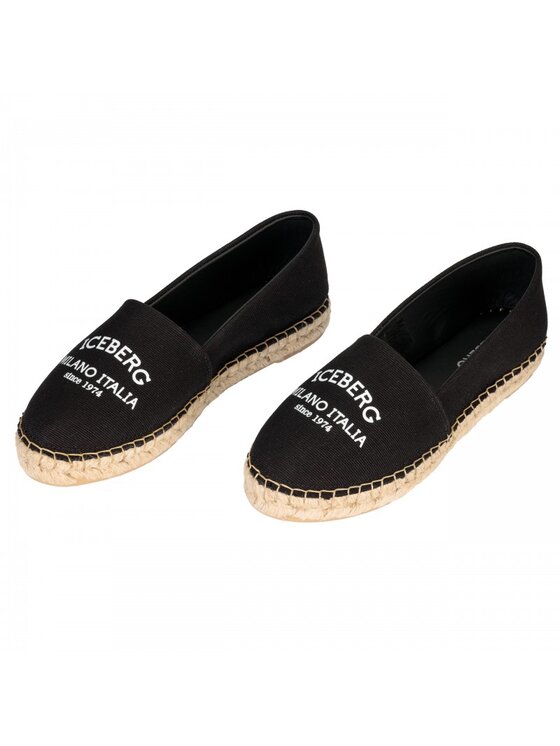 Iceberg Iceberg Espadrilky ID2142 Černá