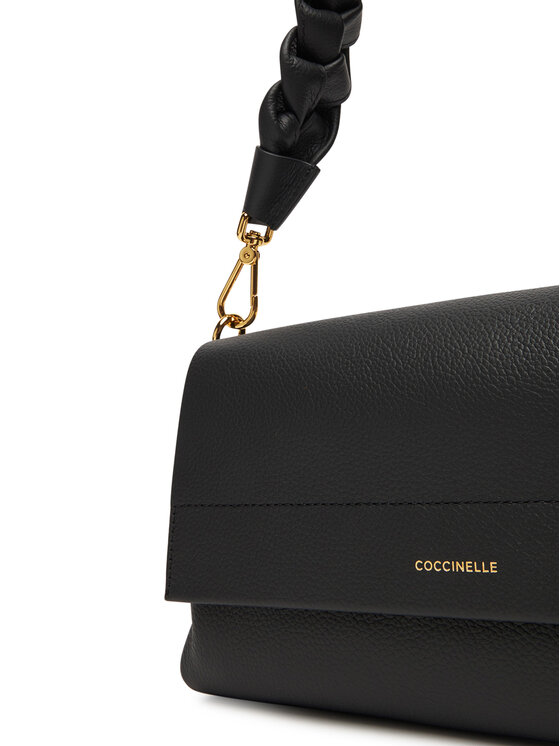 Coccinelle Coccinelle Torba BOHEME GRANA DOUBLE Czarny