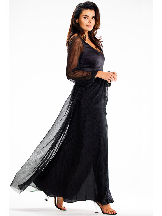 Awama Awama Abito da sera A626 Nero Basic Fit