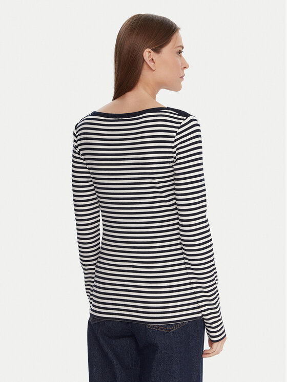 Tommy Hilfiger Tommy Hilfiger Blūze WW0WW47309 Tumši zils Slim Fit