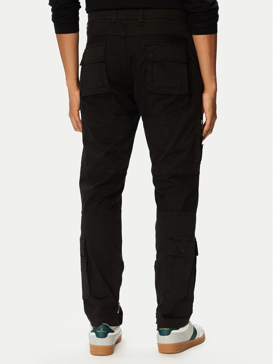 Aeronautica Militare Aeronautica Militare Cargo nohavice 262PA1387UCT01493 Čierna Regular Fit