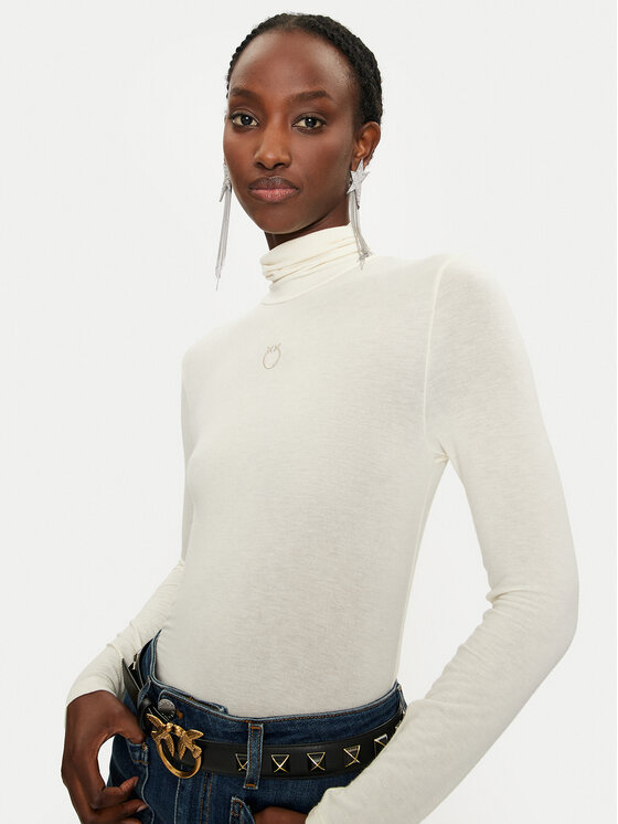 PINKO Pinko Rolák Abdaly 102067 A24I Écru Regular Fit
