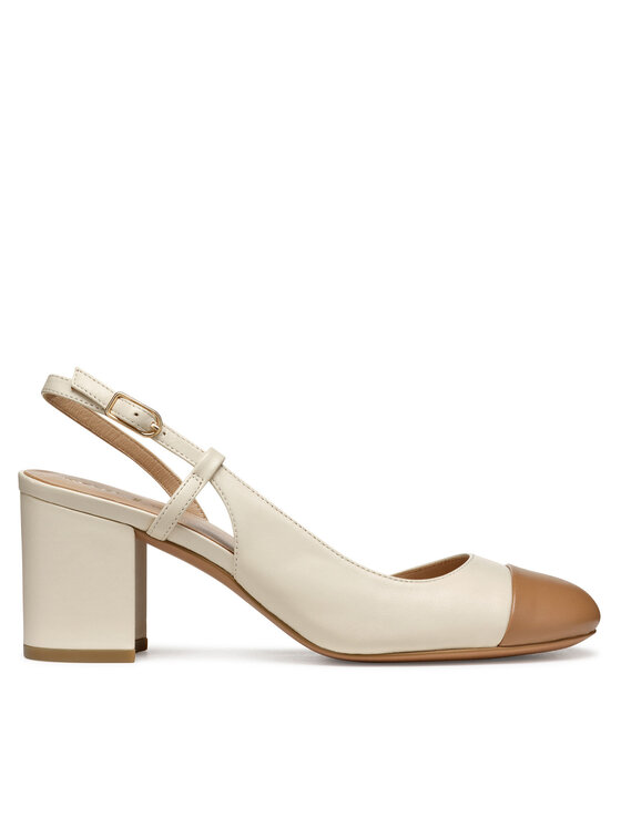 Geox Czółenka D Virnilisa 65 D55YYA 0TUBC C1056 Beżowy