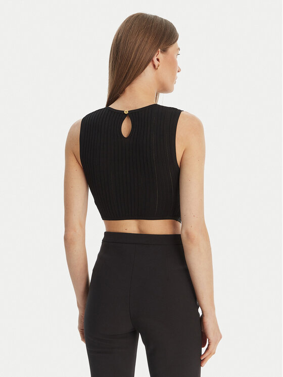 Elisabetta Franchi Elisabetta Franchi Τοπ TK-76S-61E2-V250 Μαύρο Regular Fit