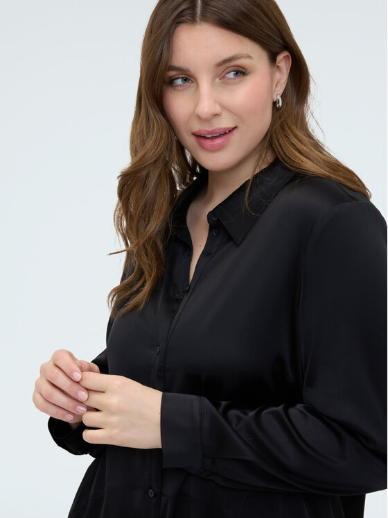 Fiorella Rubino Fiorella Rubino Koszula 5045T001448N033 Czarny Regular Fit