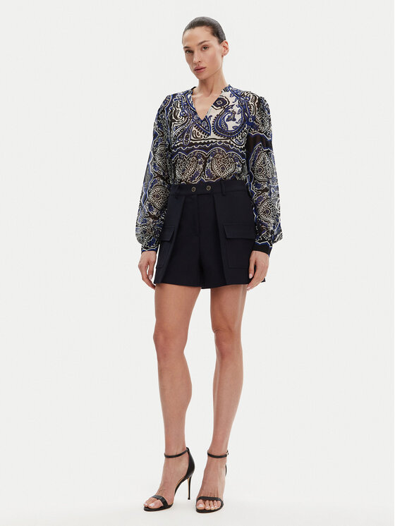 Morgan Morgan Bluzka 251-OJAL.F Granatowy Regular Fit