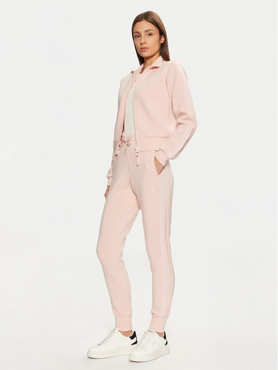 Guess Guess Donji dio trenerke V2YB18 K7UW2 Ružičasta Regular Fit