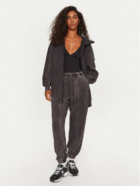 Deha Deha Majica dugih rukava C12160 Crna Loose Fit