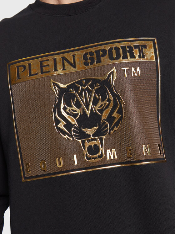 Plein Sport Bianco Cotton Mens Sweatshirt