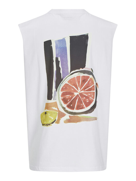 Jack&Jones Jack&Jones Tank top Varenna 12273524 Biela Oversize